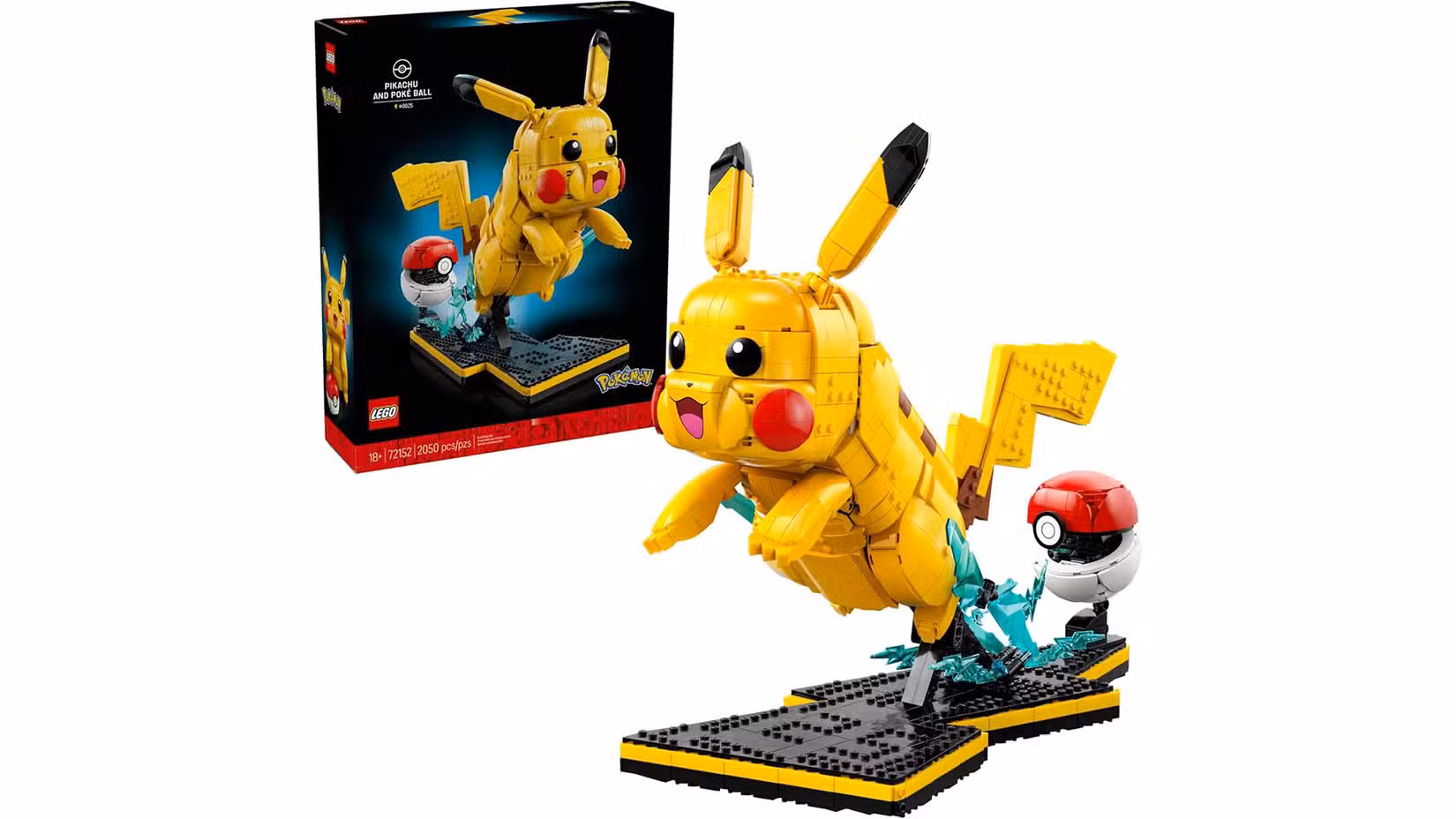 Lego Pikachu e sua caixa