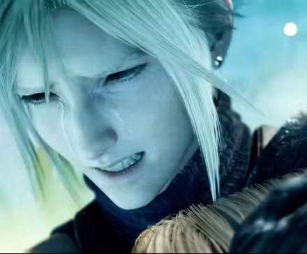 FF7 Renascimento Nuvem chorando