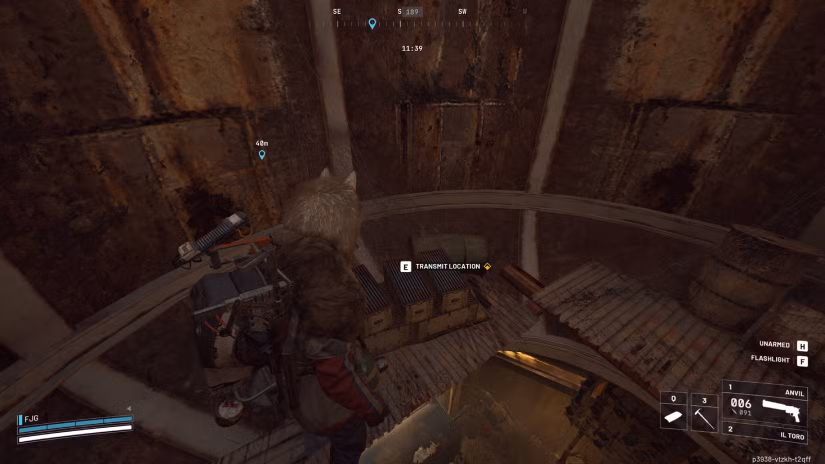 O jogador que está na frente do objetivo em Arc Raiders.