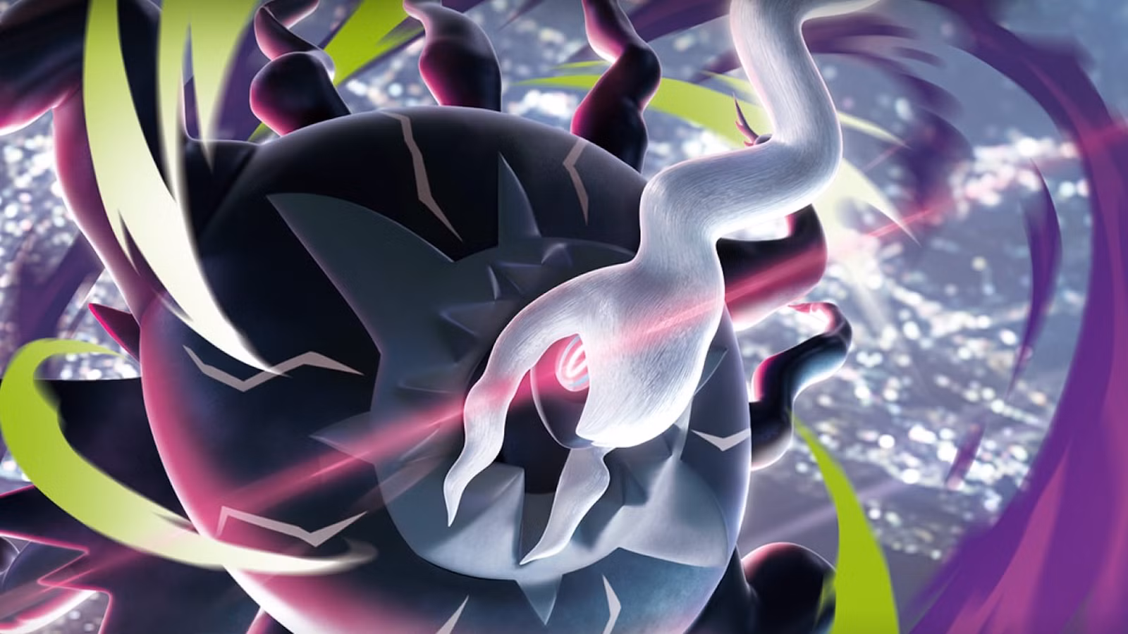 Arte de Mega Darkrai ex do Pokémon Trading Card Game