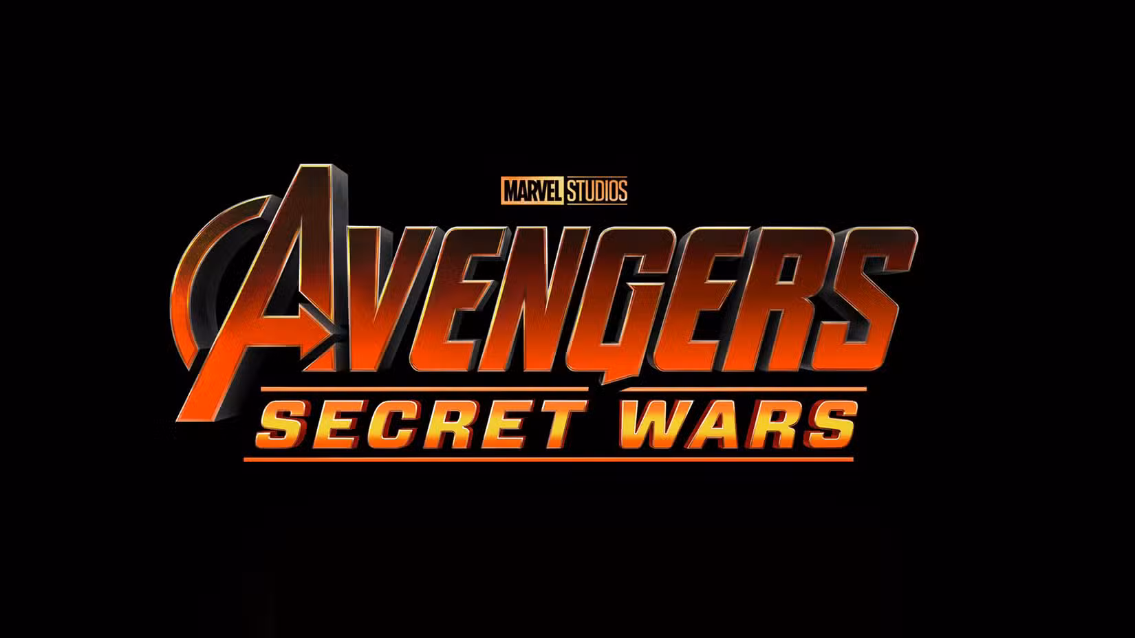 O tratamento do logotipo de Vingadores: Guerras Secretas
