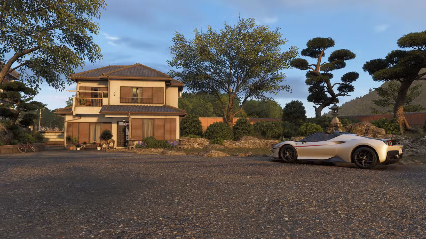 Uma captura de tela do Forza Horizon 6 mostrando a Casa de Tóquio