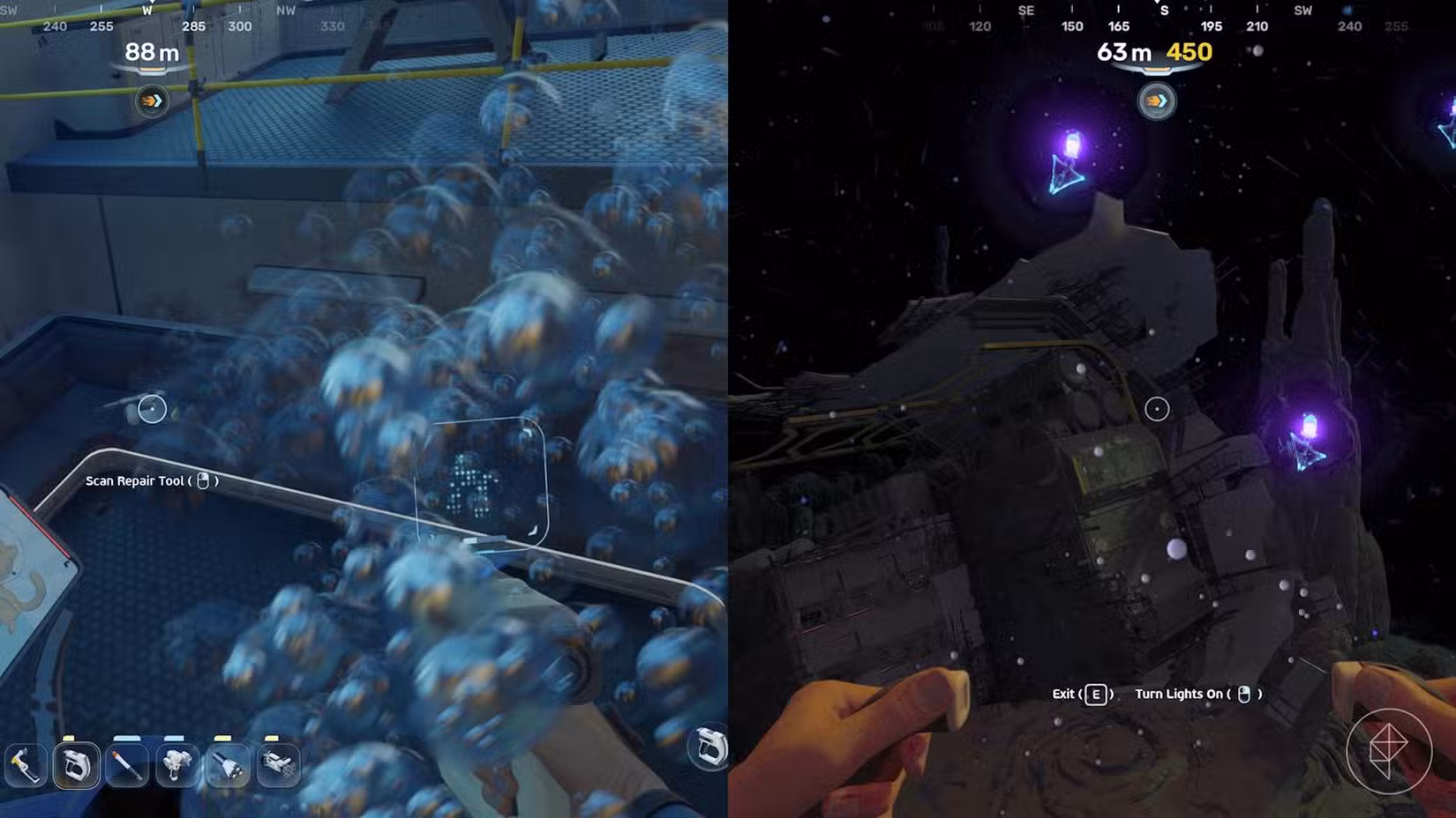 A terceira localização do projeto da ferramenta de reparo em Subnautica 2