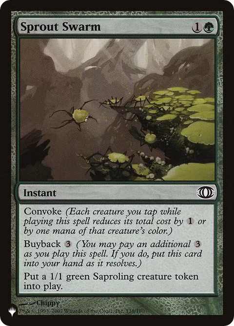 Arte do cartão Sprout Swarm