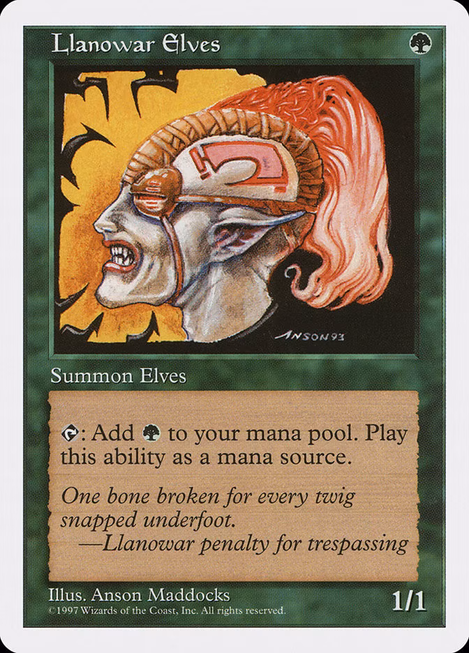 Elfos de llanowar mtg