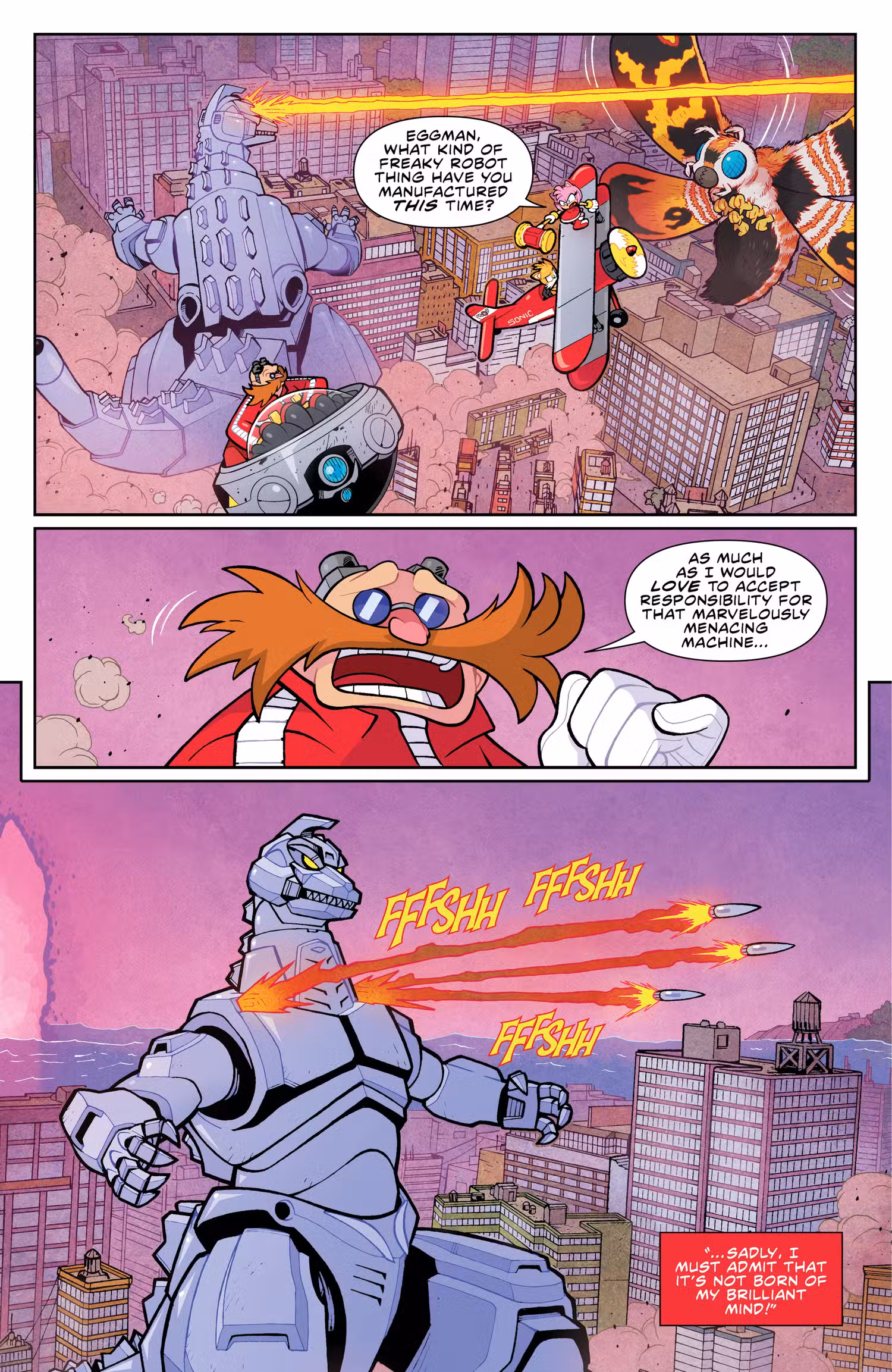 Sonic X Godzilla página 10