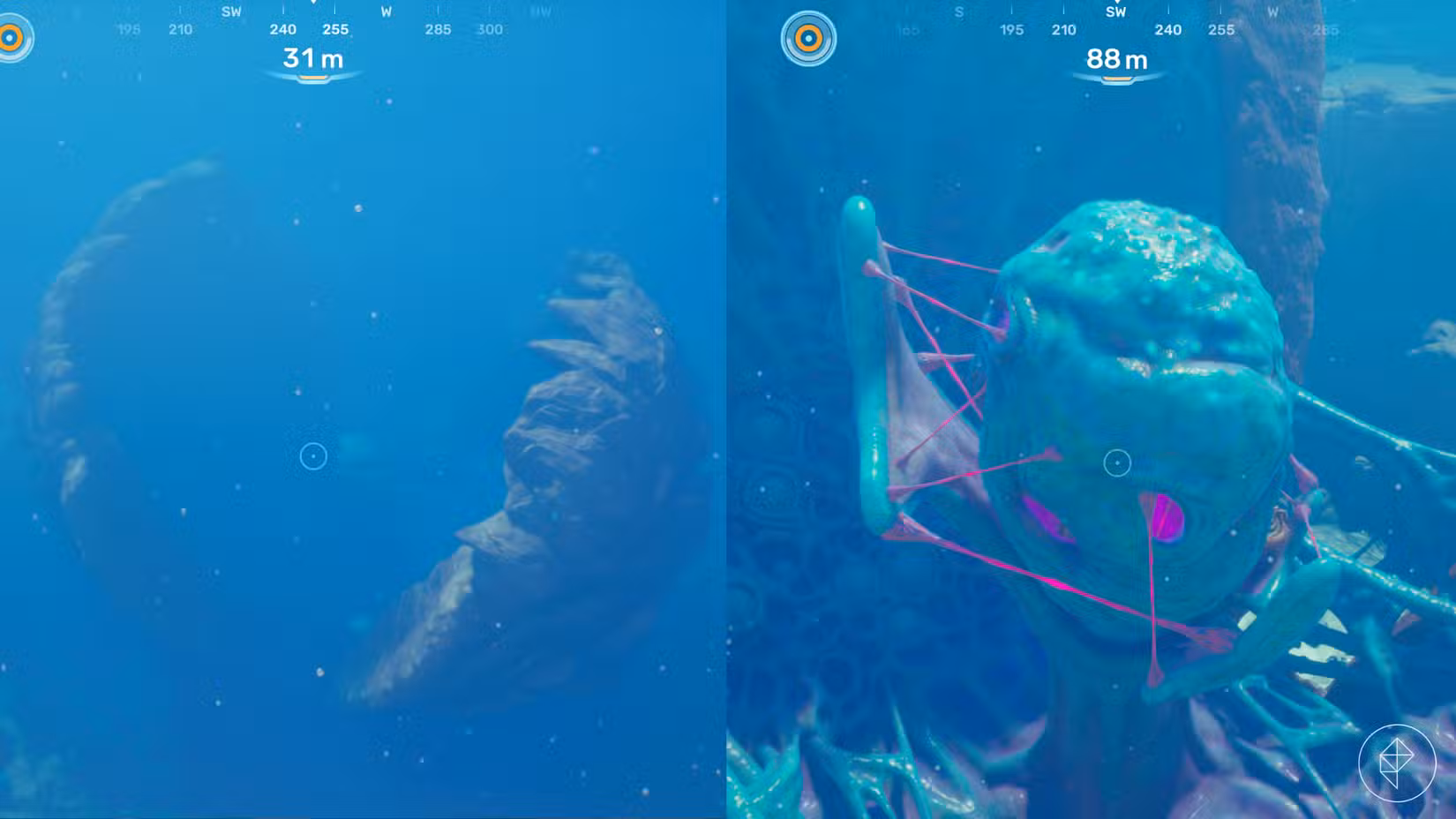 O Grande Leviatã da Mandíbula de Subnautica 2.