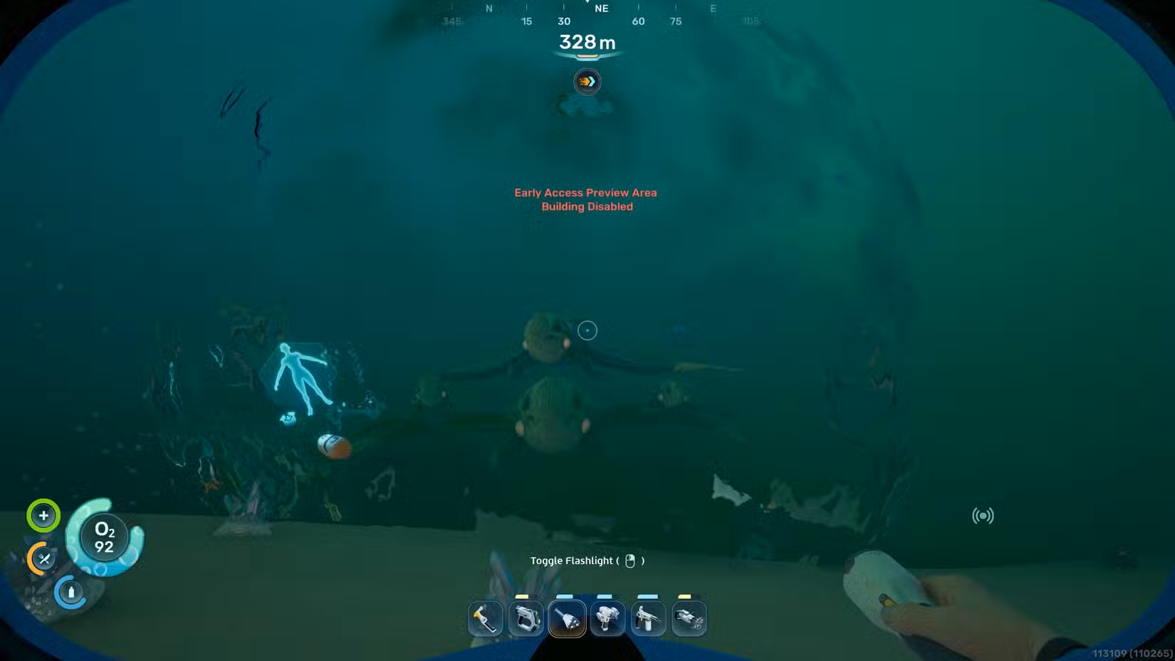Um Shiver Leviathan e sua progênie atacando um jogador em Subnautica 2