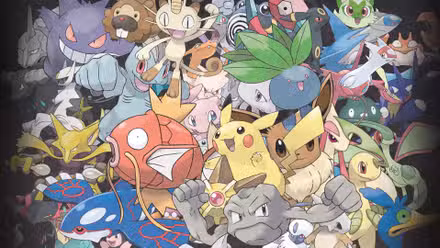 Uma colagem dos 100 melhores Pokémon de todos os tempos