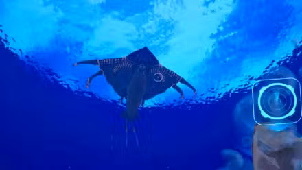 A parte inferior de um Shiver Leviathan em Subnautica 2
