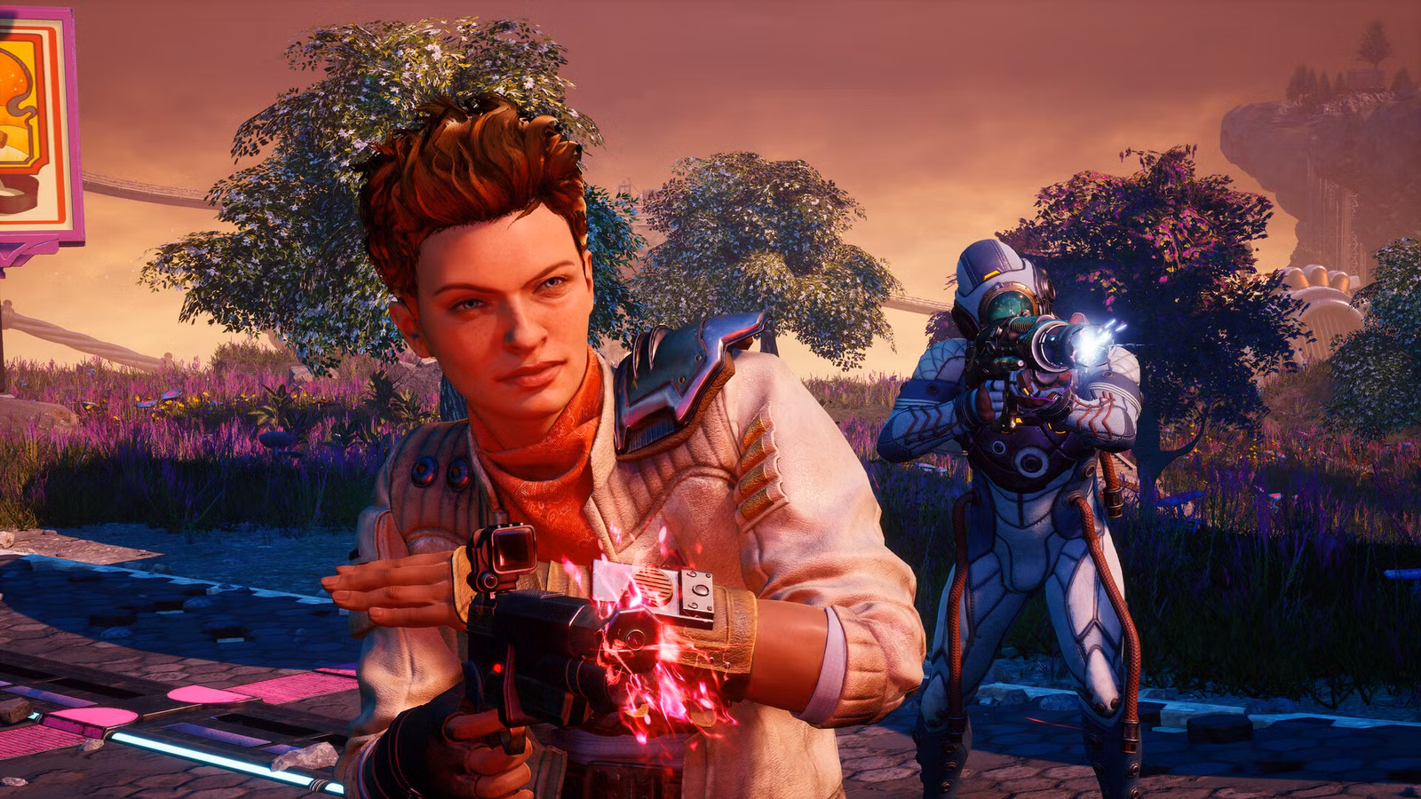Uma captura de tela de The Outer Worlds: Spacer's Choice Edition