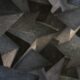 a large group of concrete blocks that look like hexagonal shapes