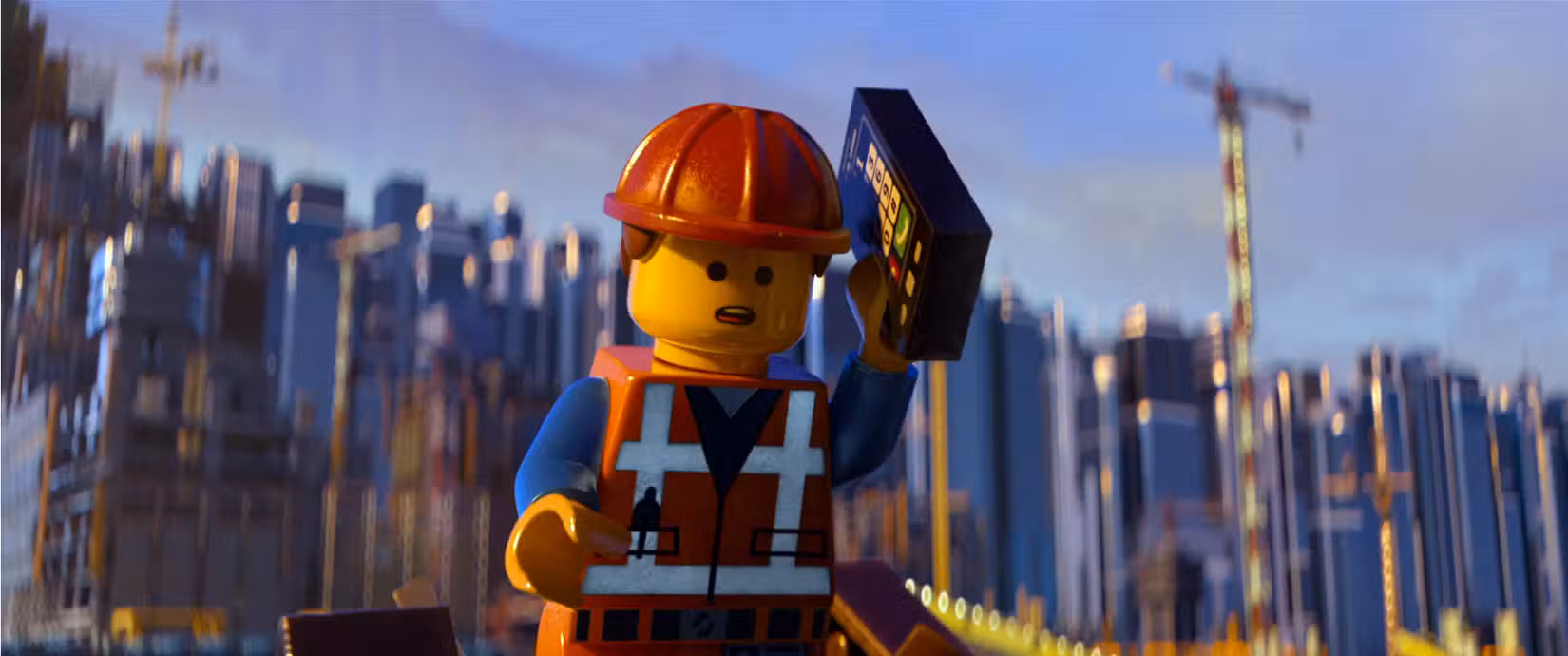 Emmet fala ao telefone