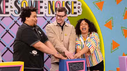 Lou, Ross e Jiavani em um episódio de Make Some Noise do Dropout.