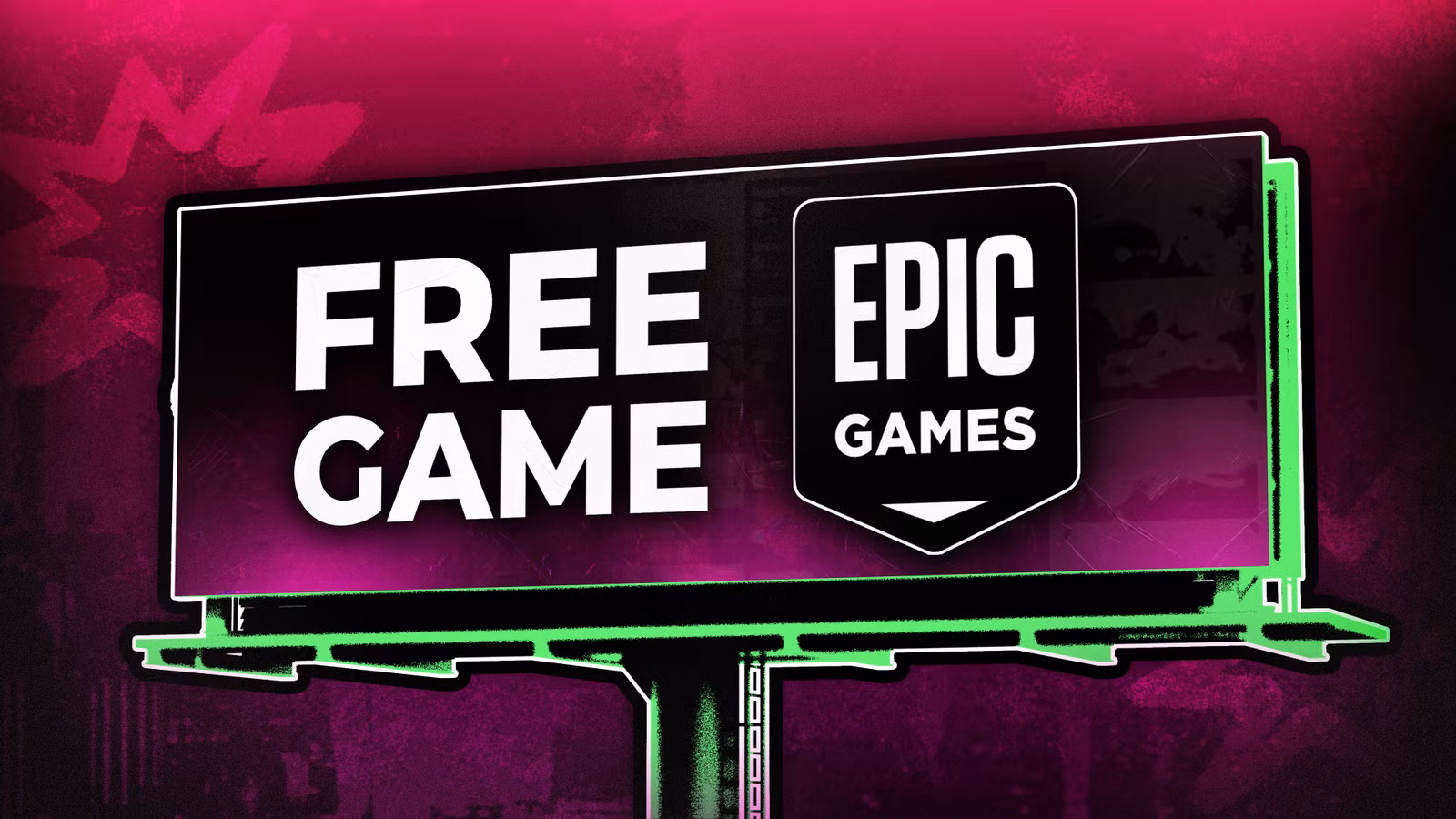 Polygon - Gráfico - Banner de venda de jogos grátis - Epic Games