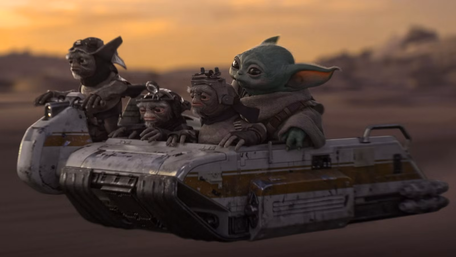 Filmado de Star Wars The Mandalorian e Grogu com Grogu e Anzellans