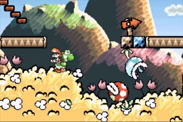 Captura de tela da Ilha de Yoshi