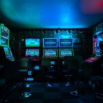 gaming room with arcade machines