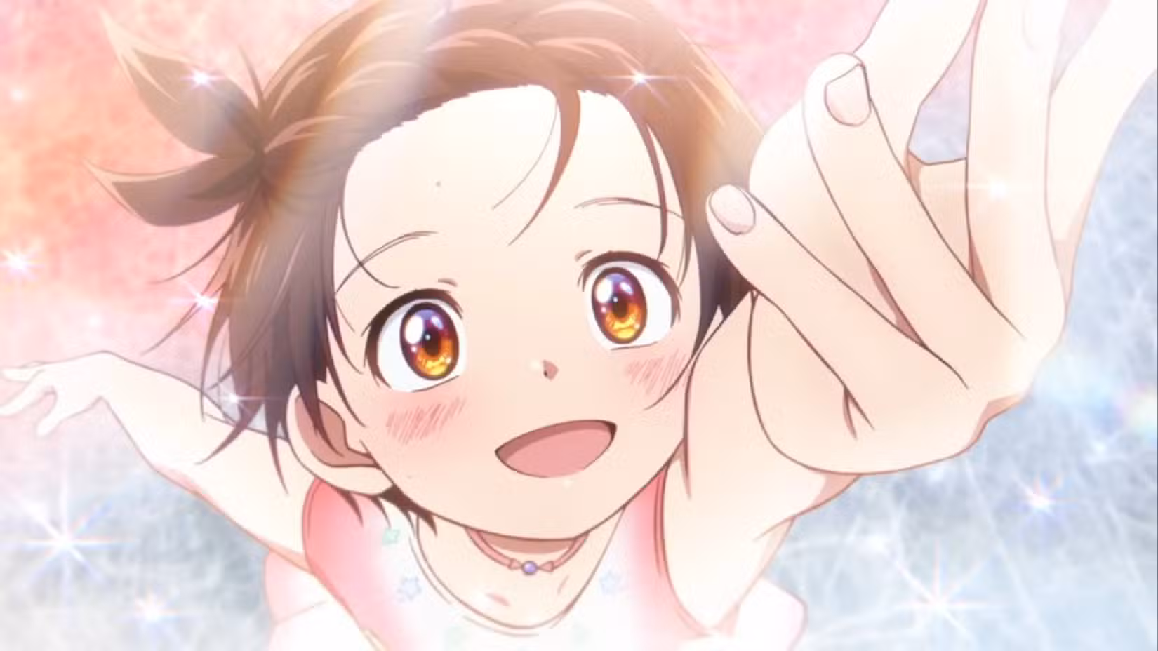 Inori Yuitsuka parece feliz enquanto patinava no Medalist