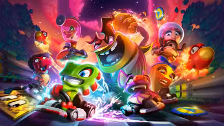 Arte chave de Super Yooka-Laylee Kart