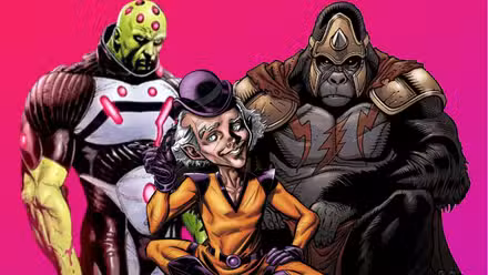 personagens do universo DC Gorilla Grodd, Brainiac e Sr.
