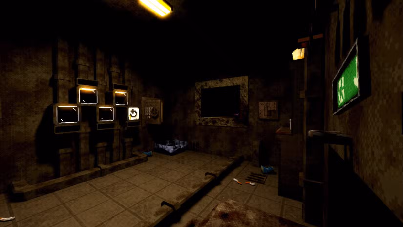 Captura de tela da sala assustadora de Don't Let It Starve