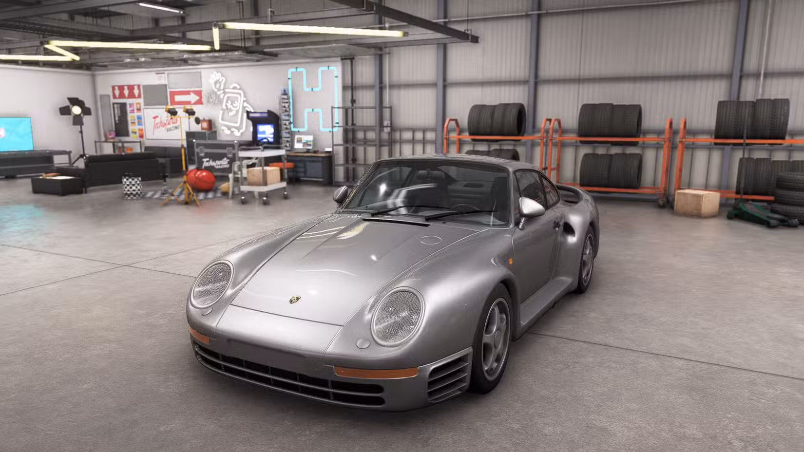 Uma captura de tela do Forza Horizon 6 mostrando o Porsche 959