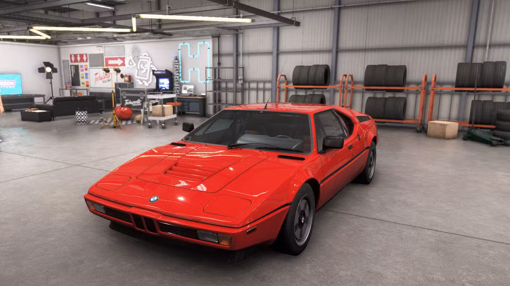 Uma captura de tela do Forza Horizon 6 mostrando o BMW M1