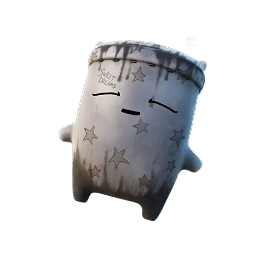 Um Dream Sprite, uma criatura que parece um travesseiro, de Fortnite.