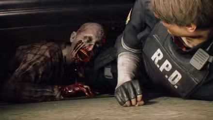 Captura de tela do jogo RE2 Remake 1