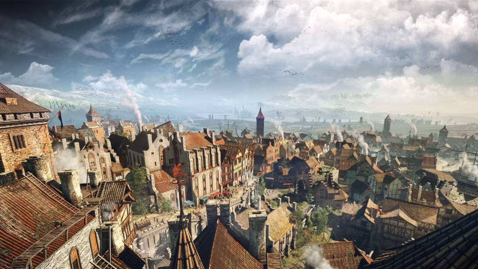 Novigrad em The Witcher 3.