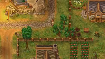Uma captura de tela do Graveyard Keeper
