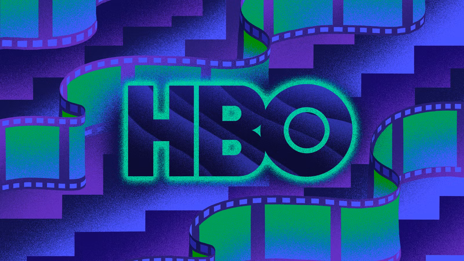 Ilustração colorida brilhante do logotipo da HBO