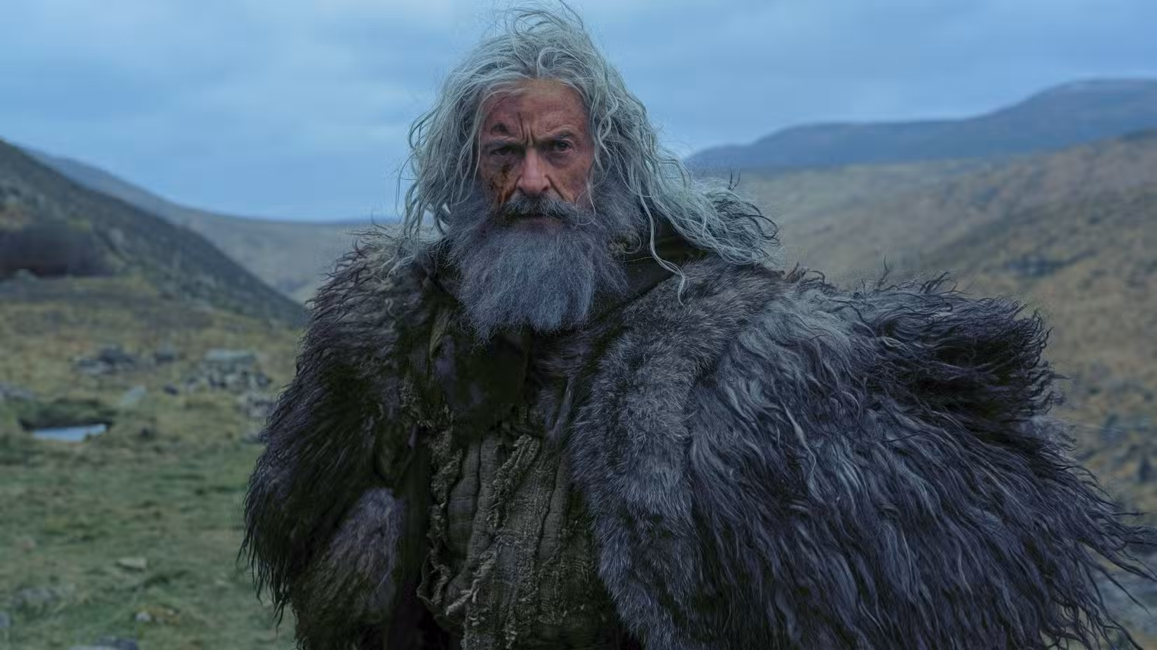 Hugh Jackman como Robin Hood em A Morte de Robin Hood