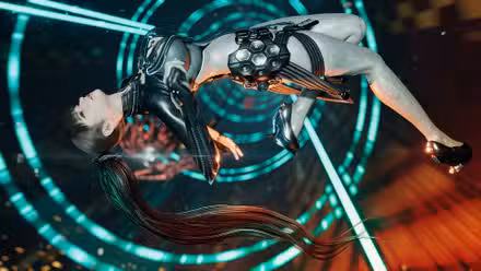 Eve salta para trás em Stellar Blade