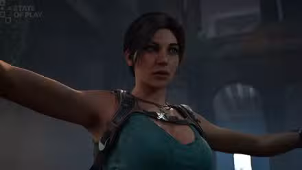 Lara Croft em um impasse em Tomb Raider: Legacy of Atlantis