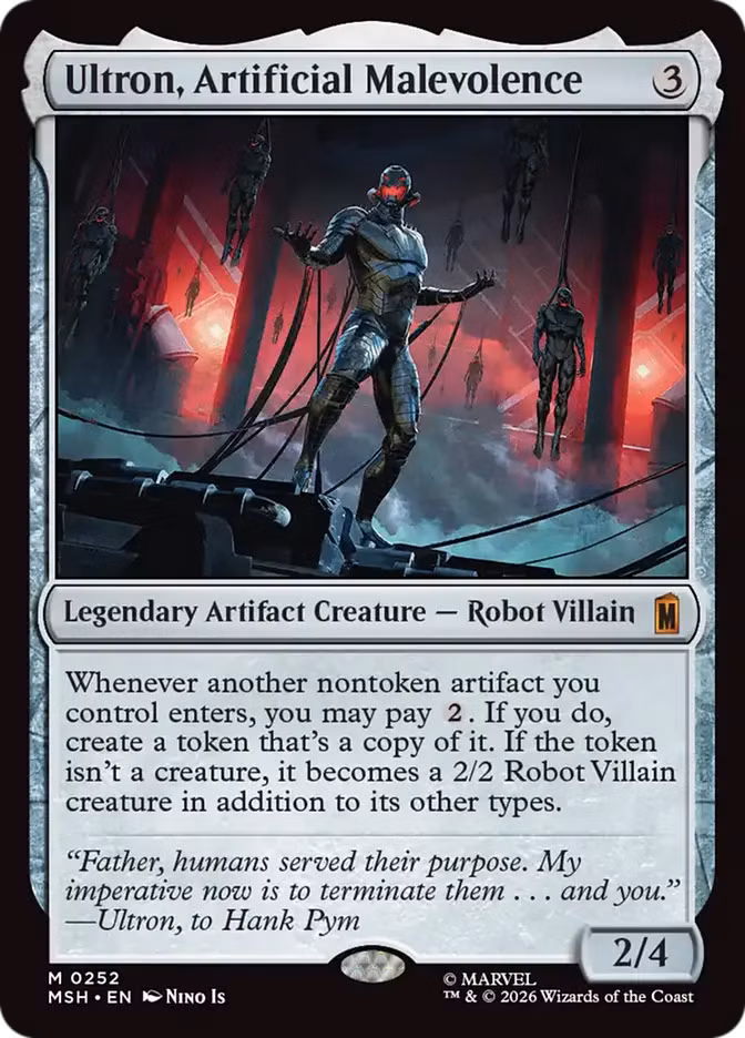 Ultron, Malevolência Artificial