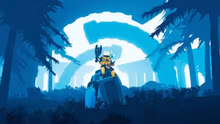 O Comando em Risk of Rain 2 toca um ukulele