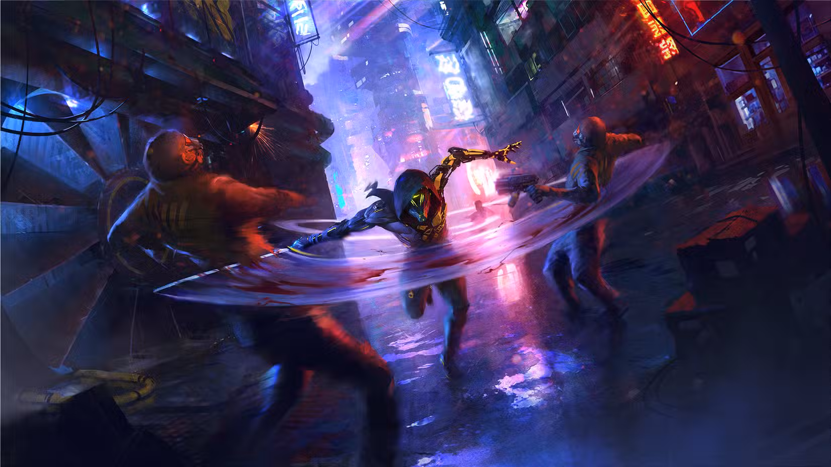 Arte conceitual do Ghostrunner do Ghostrunner