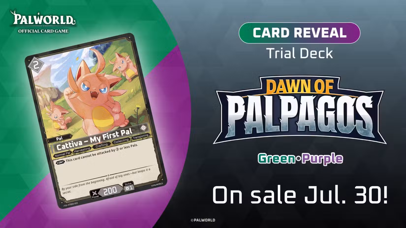 carta cattiva do jogo de cartas palworld.
