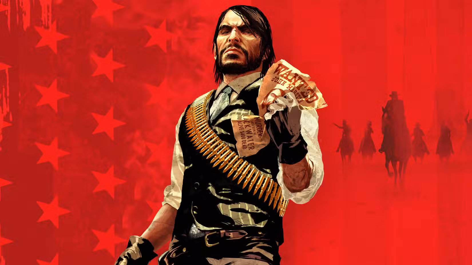 John Marston mostra um punhado de projetos de arte importantes para Red Dead Redemption.