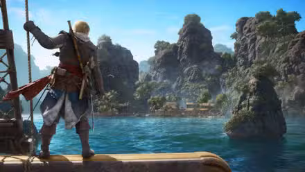 Edward está em um navio em Assassin's Creed Black Flag Resynced