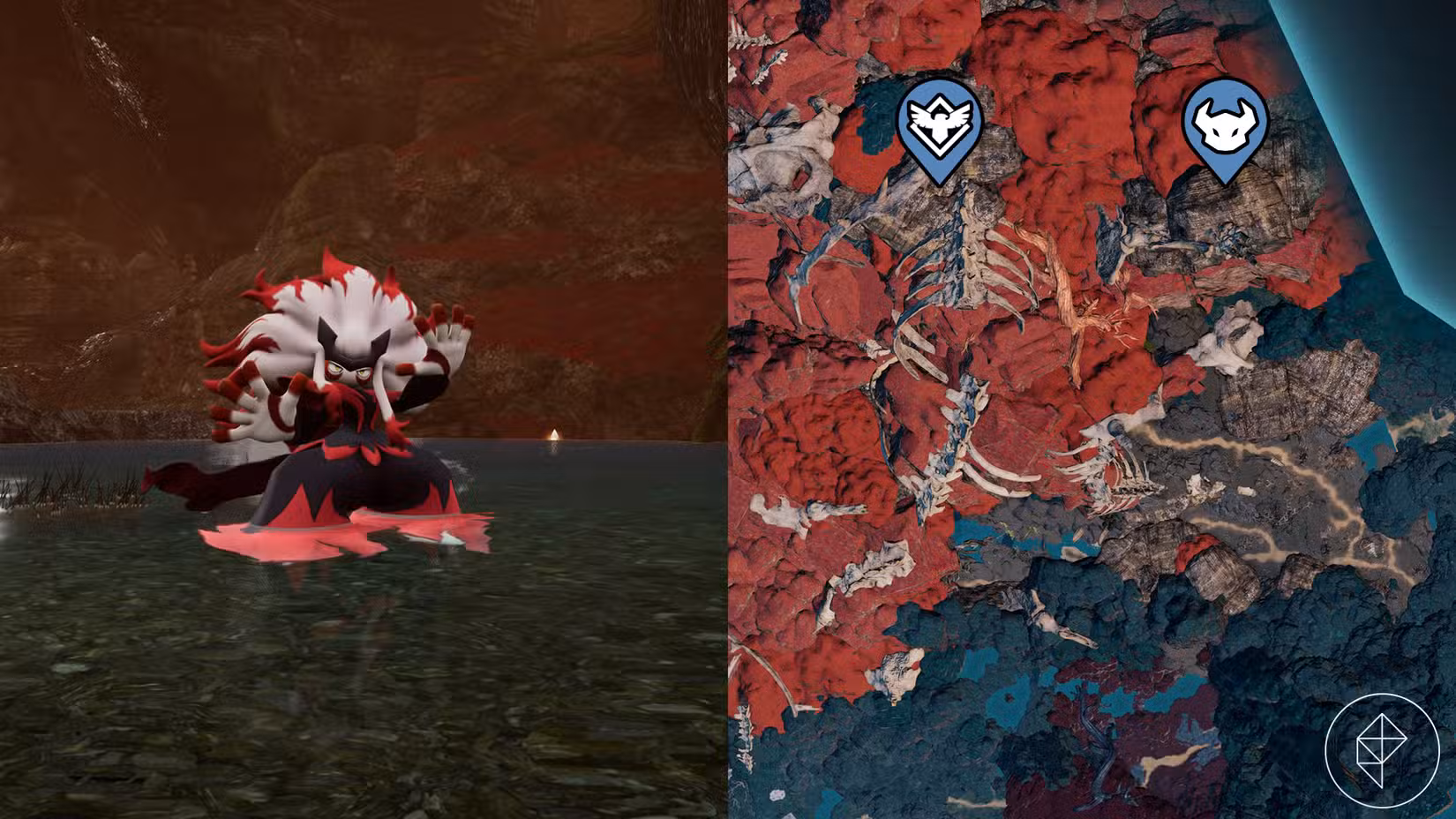 Where to find Renjishi in Palworld, in a cave in the World Tree.