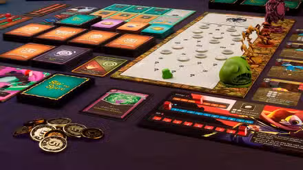 Slay the Spire: placa e componentes da queda