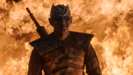8ª temporada de Game of Thrones, episódio 3 - o Rei da Noite cercado pelo fogo do dragão