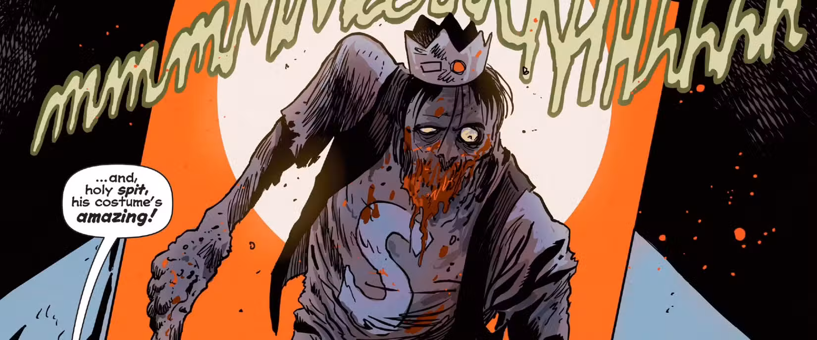 Jughead zumbificado avança em Afterlife com Archie, Archie Comics (2013). 