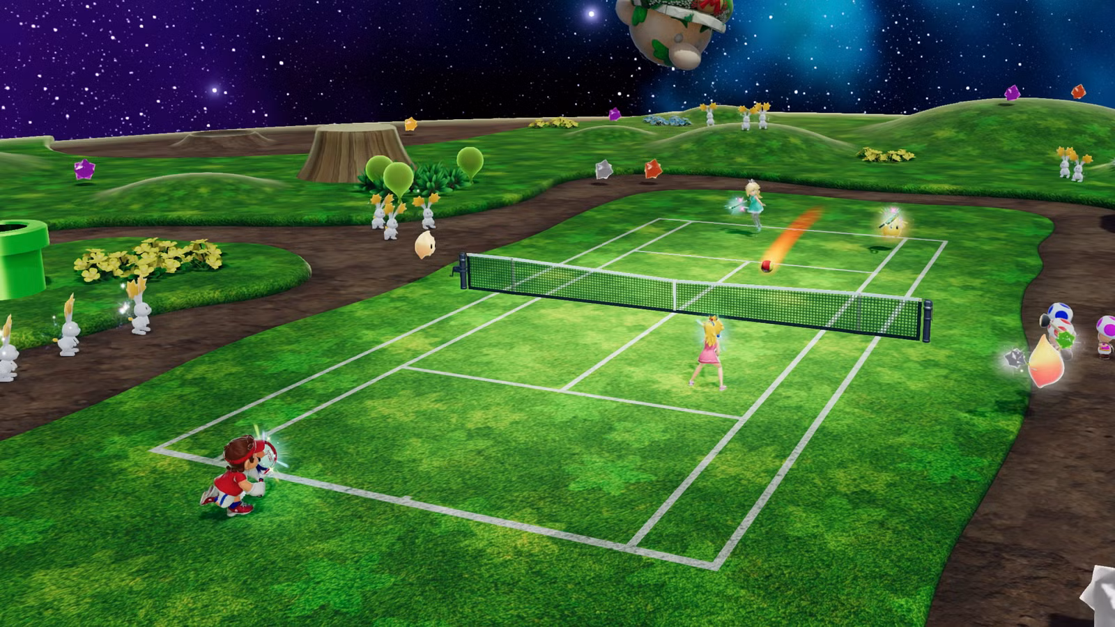 Mario Tennis Fever recebe atualização 1.1.0 com tema Super Mario Galaxy
