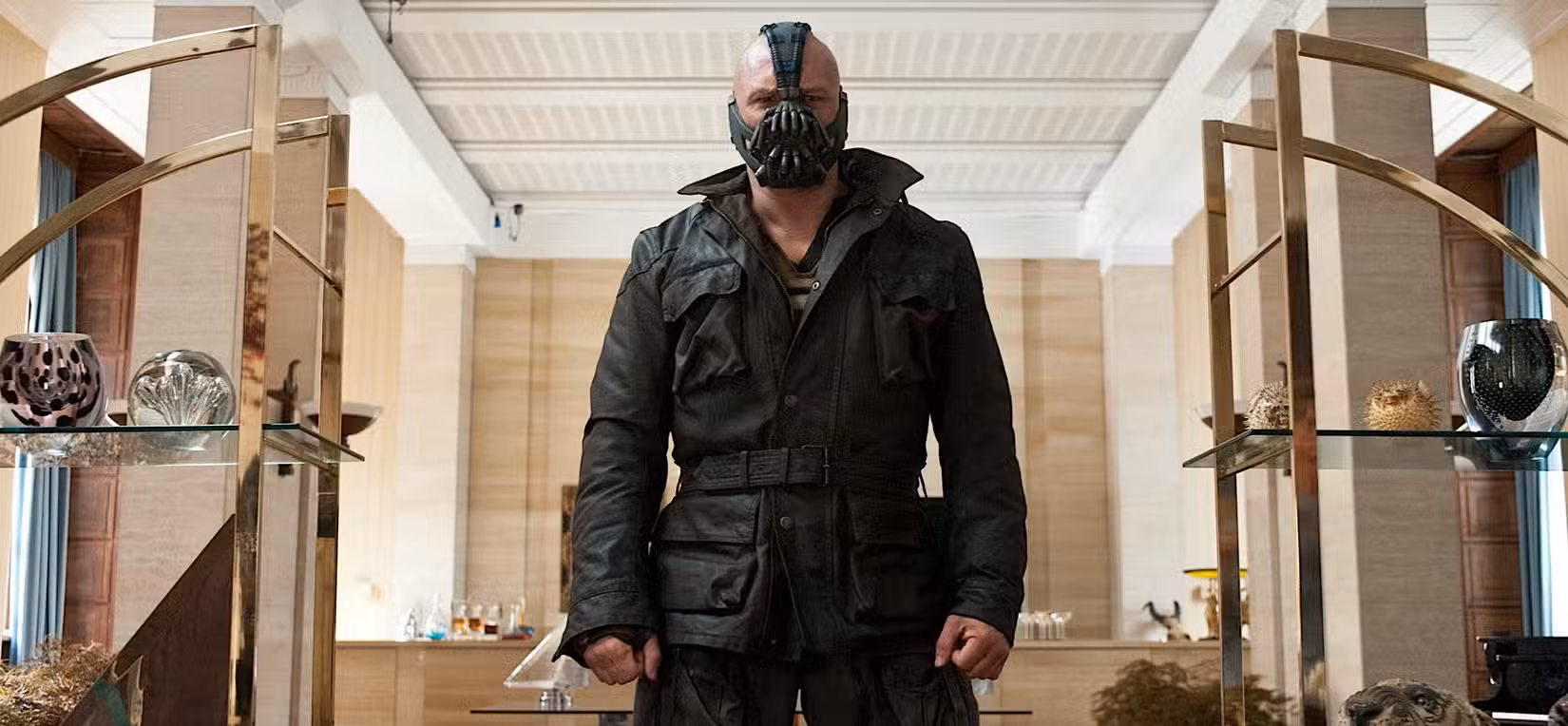 Tom Hardy como Bane em O Cavaleiro das Trevas Ressurge