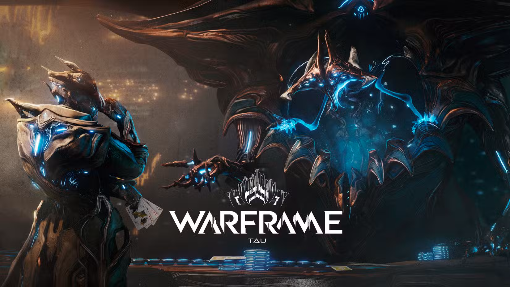 Arte principal do Warframe: Tau