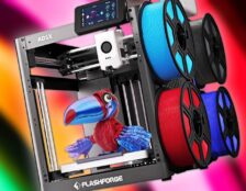 Impressora 3D FlashForge AD5X com sistema multicolor sai por US$ 203 na AliExpress